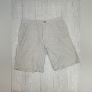 Patagonia Men's Sz 32 Hemp Organic Cotton Back Step Chambray Feather Grey Shorts
